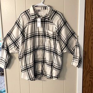 American eagle new women’s oversized flannel